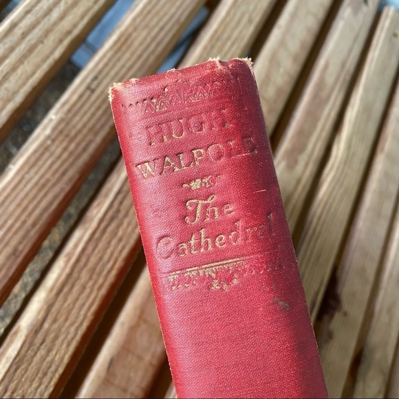 Vintage The Cathedral High Walpole Red Rare Coffee Table Book Antique Embossed - Picture 2 of 12